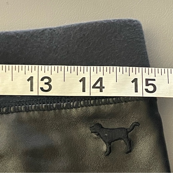 Victoria's Secret PINK Leggings – Mixed Fabric Front & Back – Black, Medium - Picture 3 of 8